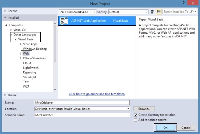 Creating Web Application